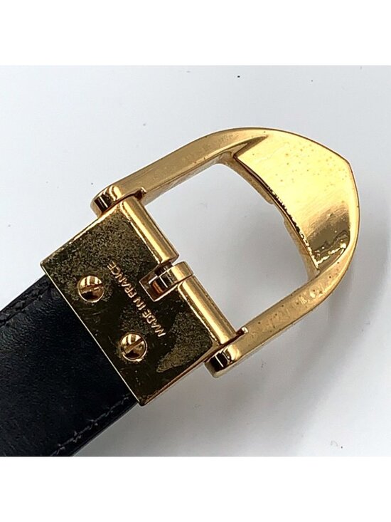 Louis Vuitton Ceinture Classic Epi Unknown Leather Black Belt Gold main image 11